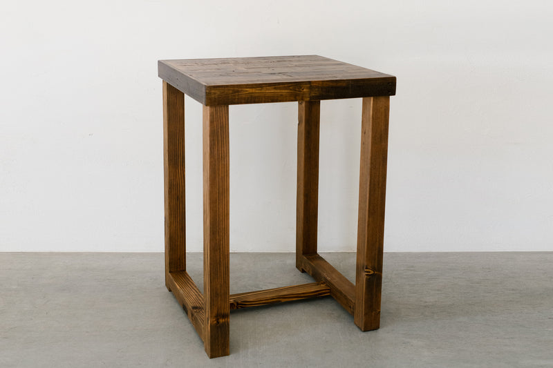 Bridger Reclaimed Wood Square High Top Table in Natural