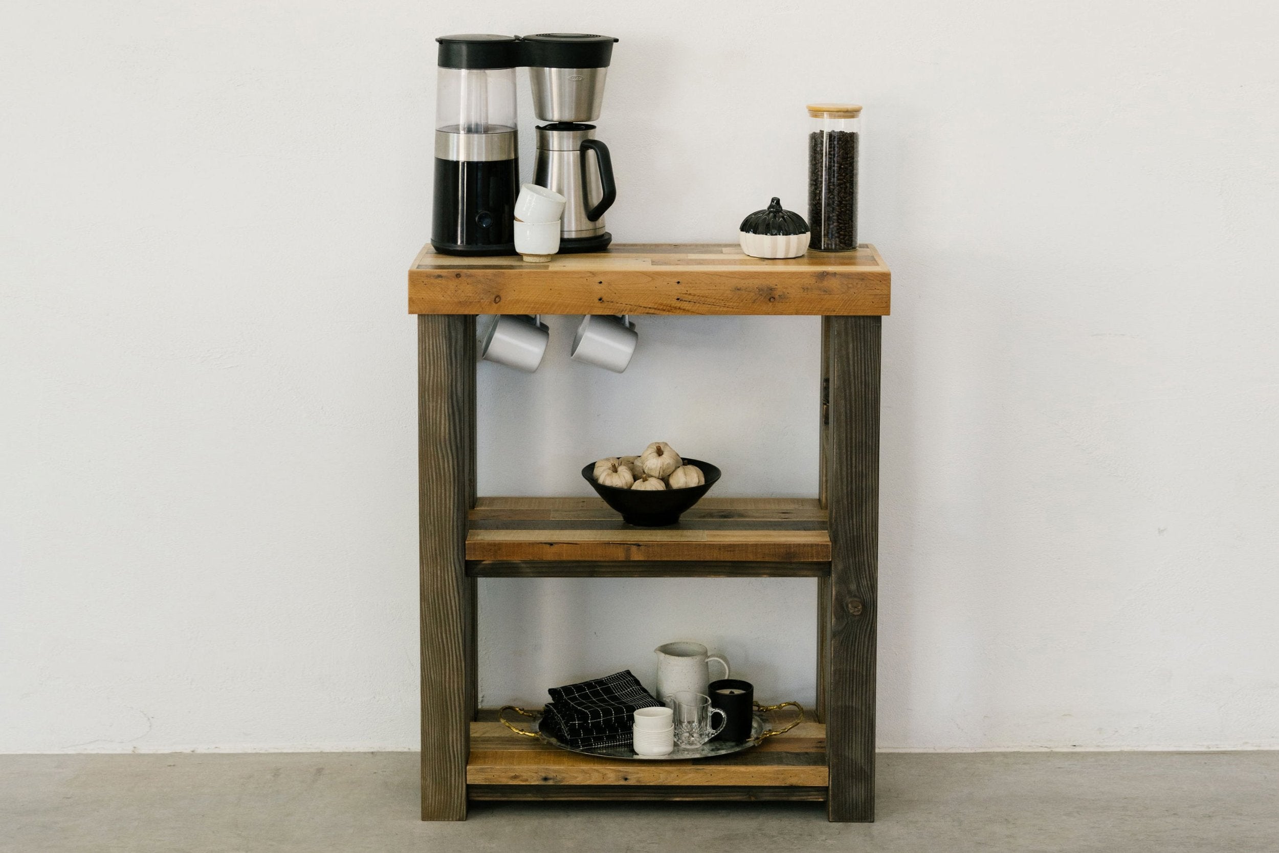 Reclaimed Wood Coffee Bars | Kase Custom