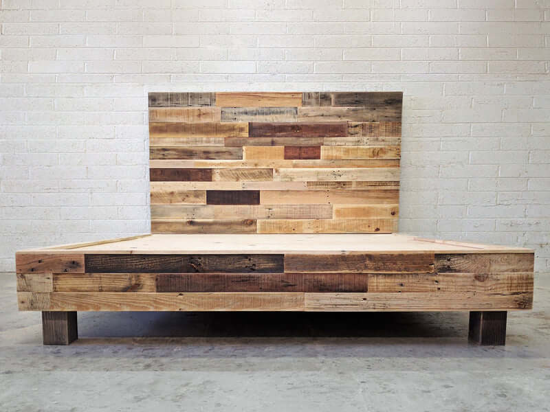 Reclaimed Wood Bed