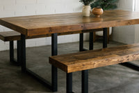 Sierra Slim Steel Leg Dining Table