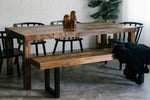 Mendocino Reclaimed Wood Dining Table in Provincial