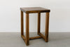 Bridger Reclaimed Wood Square High Top Bar Table in Provincial