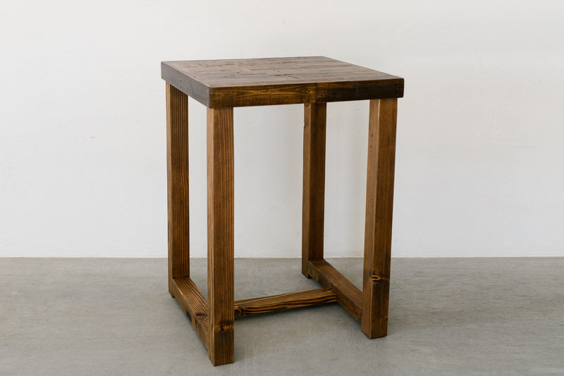 Bridger Reclaimed Wood Square High Top Table in Provincial