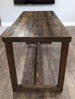 QUICK SHIP! 96x18 Reclaimed Wood Community Bar Restaurant High Top Table in Espresso
