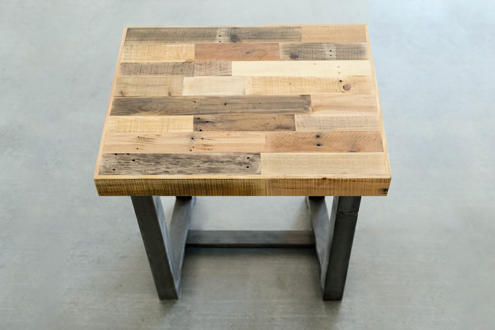 Bridger Square Counter Height Table | Reclaimed Wood