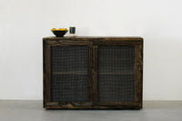 Prescott Two-Door Sideboard with Metal Inset in Provincial