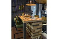 Kitchen Island Counter with Shelf Storage