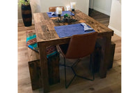 Waterfall Reclaimed Wood Bench