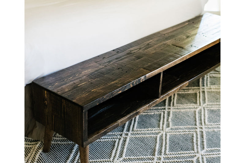 Hills Mid-Century Modern Reclaimed Wood Media Console