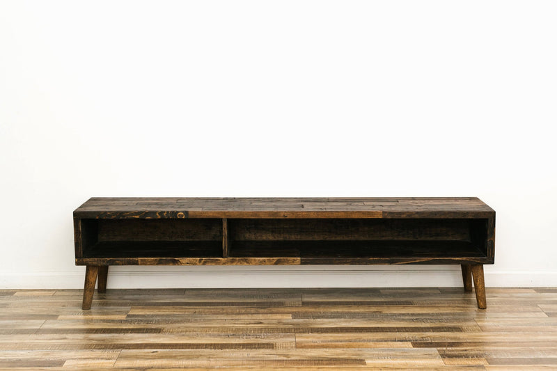 Hills Mid-Century Modern Reclaimed Wood Media Console