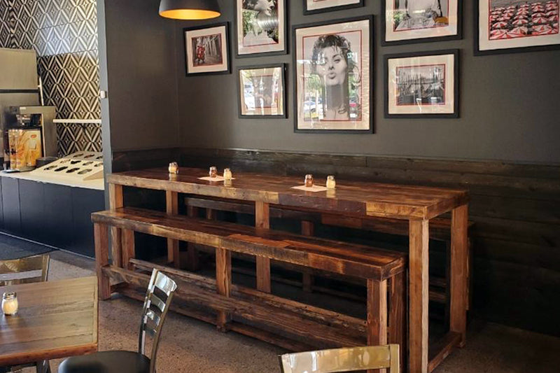 Mendocino Bar Height Bench
