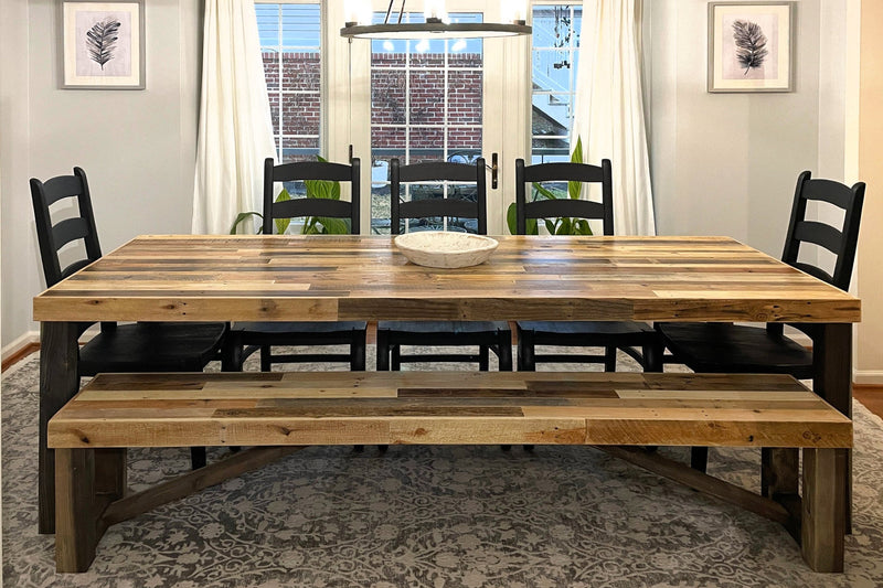 Mendocino Reclaimed Wood Bench