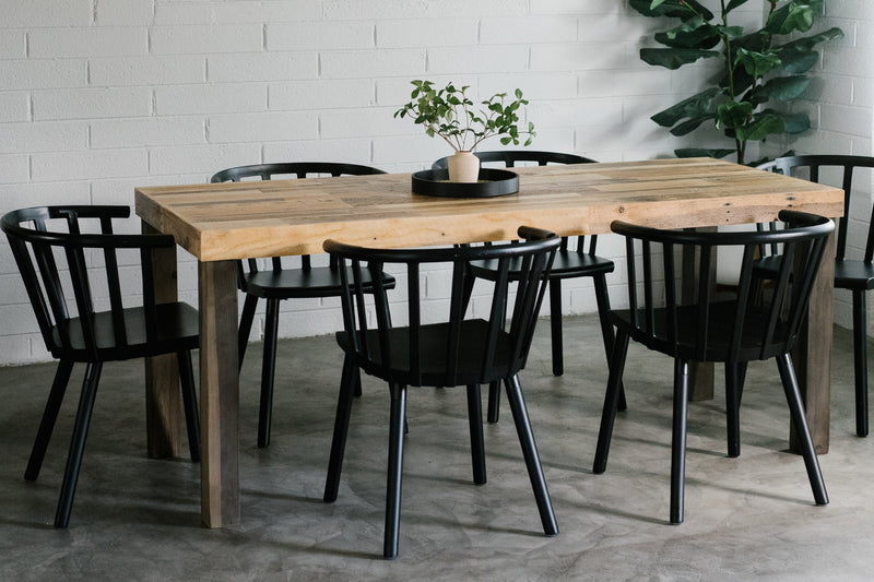 Mendocino Reclaimed Wood Dining Table in Natural