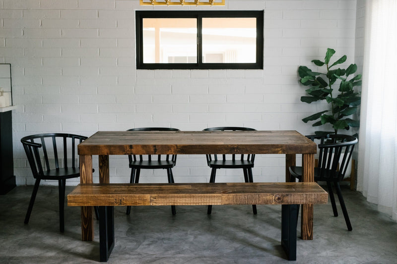 Mendocino Reclaimed Wood Dining Table in Provincial